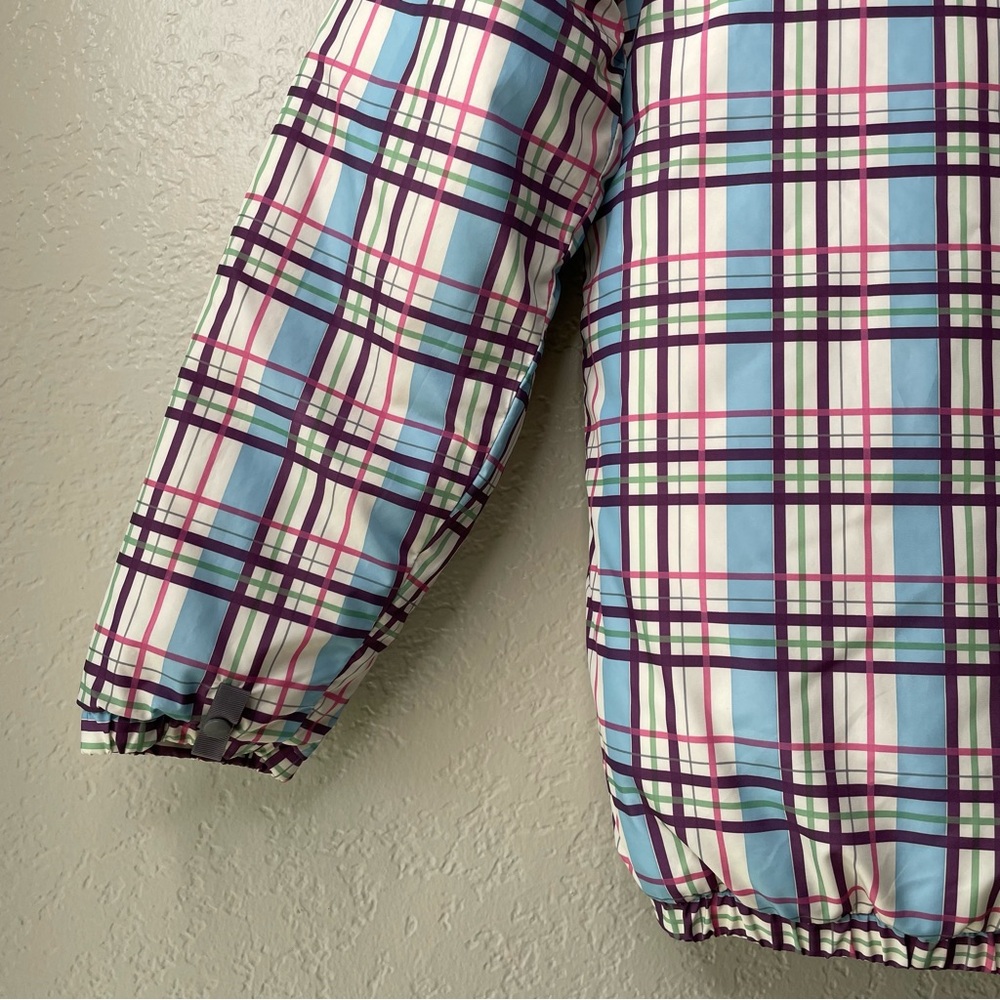 The North Face Girls Plaid Puffer Jacket Size XL - Picture 10 of 14